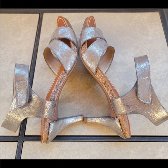 Vince Camuto Metallic Sandals - Picture 2 of 3